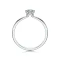 Pierścionek z białego złota z diamentem AJPZ_066